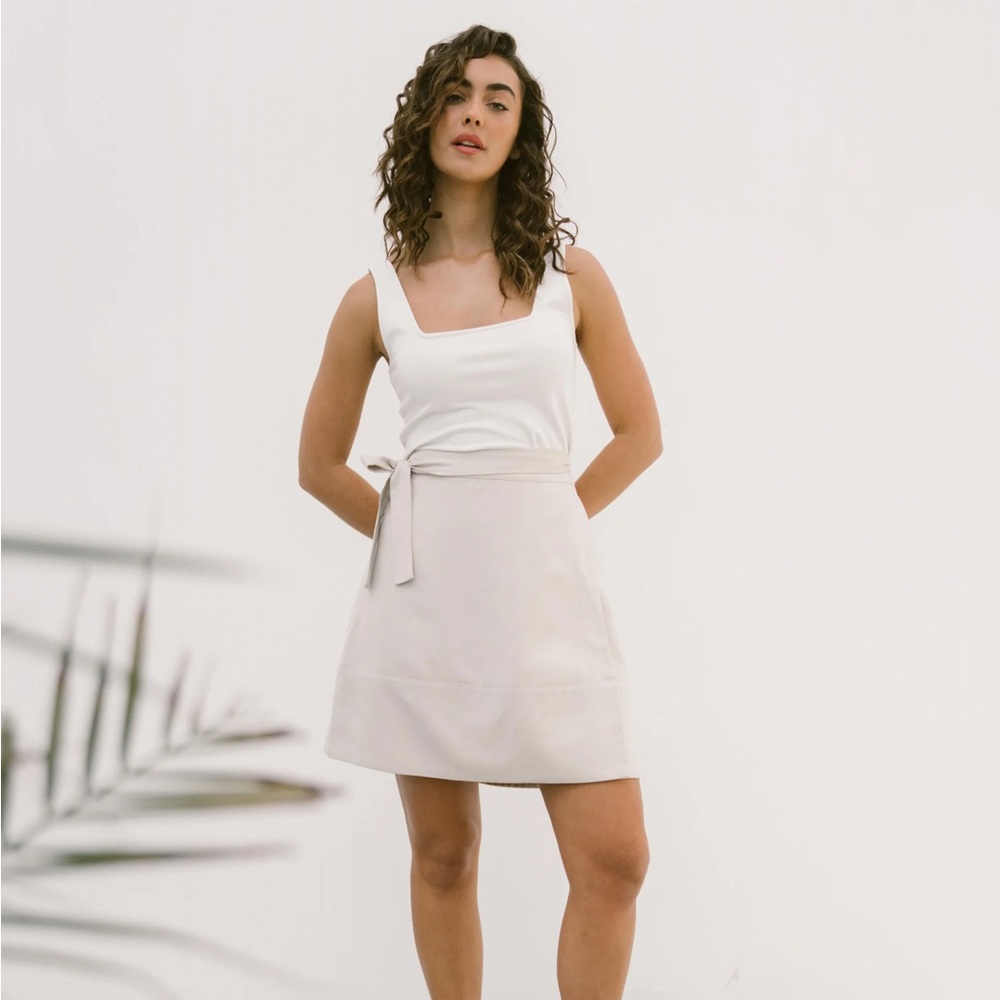Cozy Earth Women’s Lived-In Linen Wrap Skirt